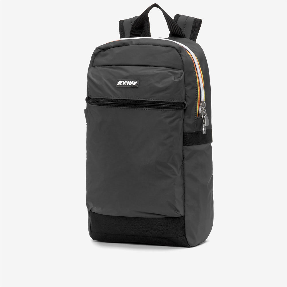 Mochila compacta unisex gris para el trabajo y los desplazamientos 02