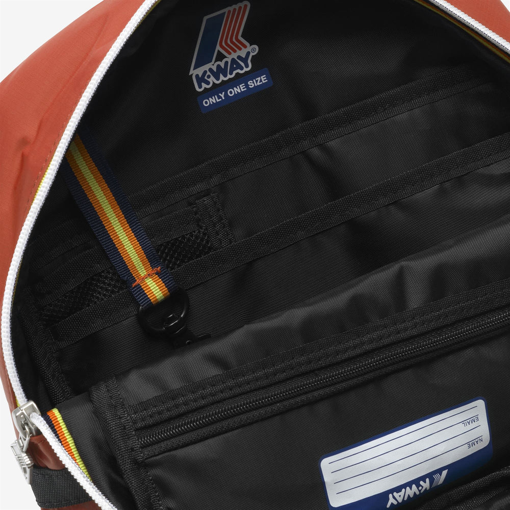 Red Unisex Compact City Backpack with Padded Laptop Pocket 02