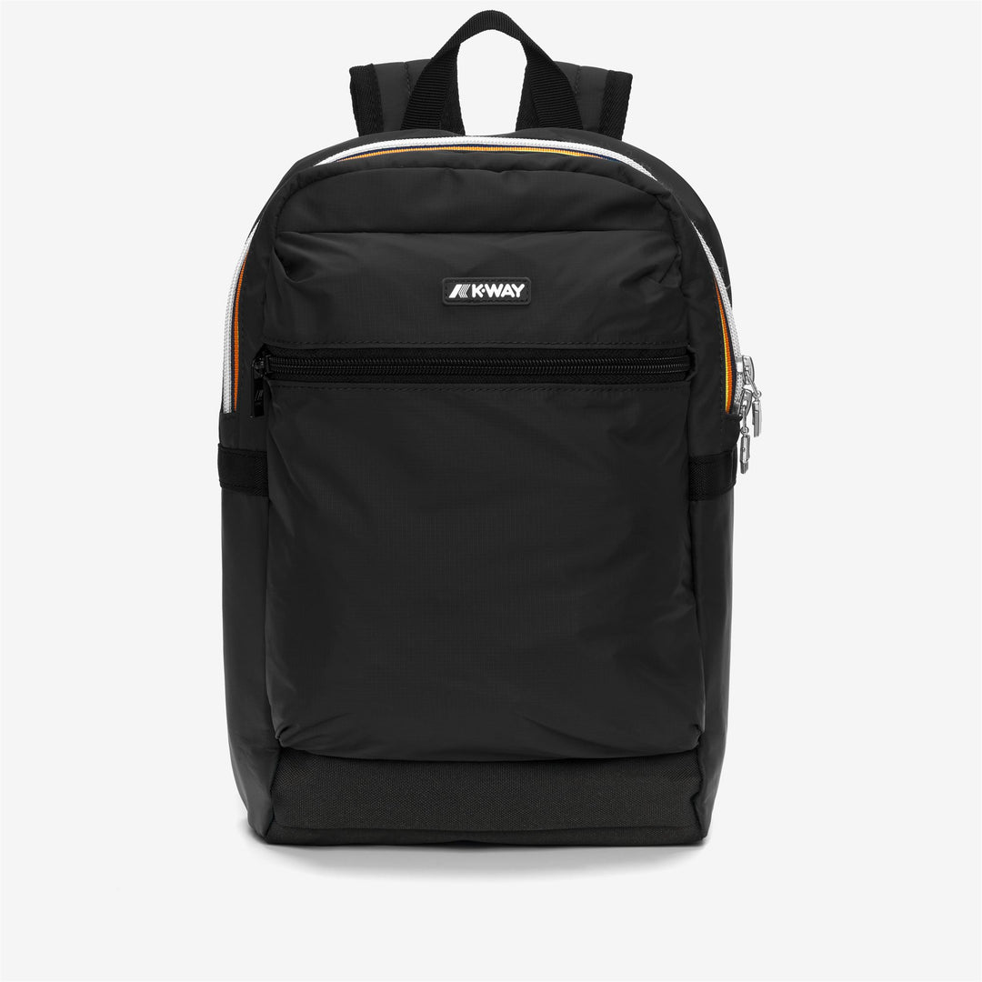 Black Grey Unisex Compact City Backpack with Laptop Protection 01