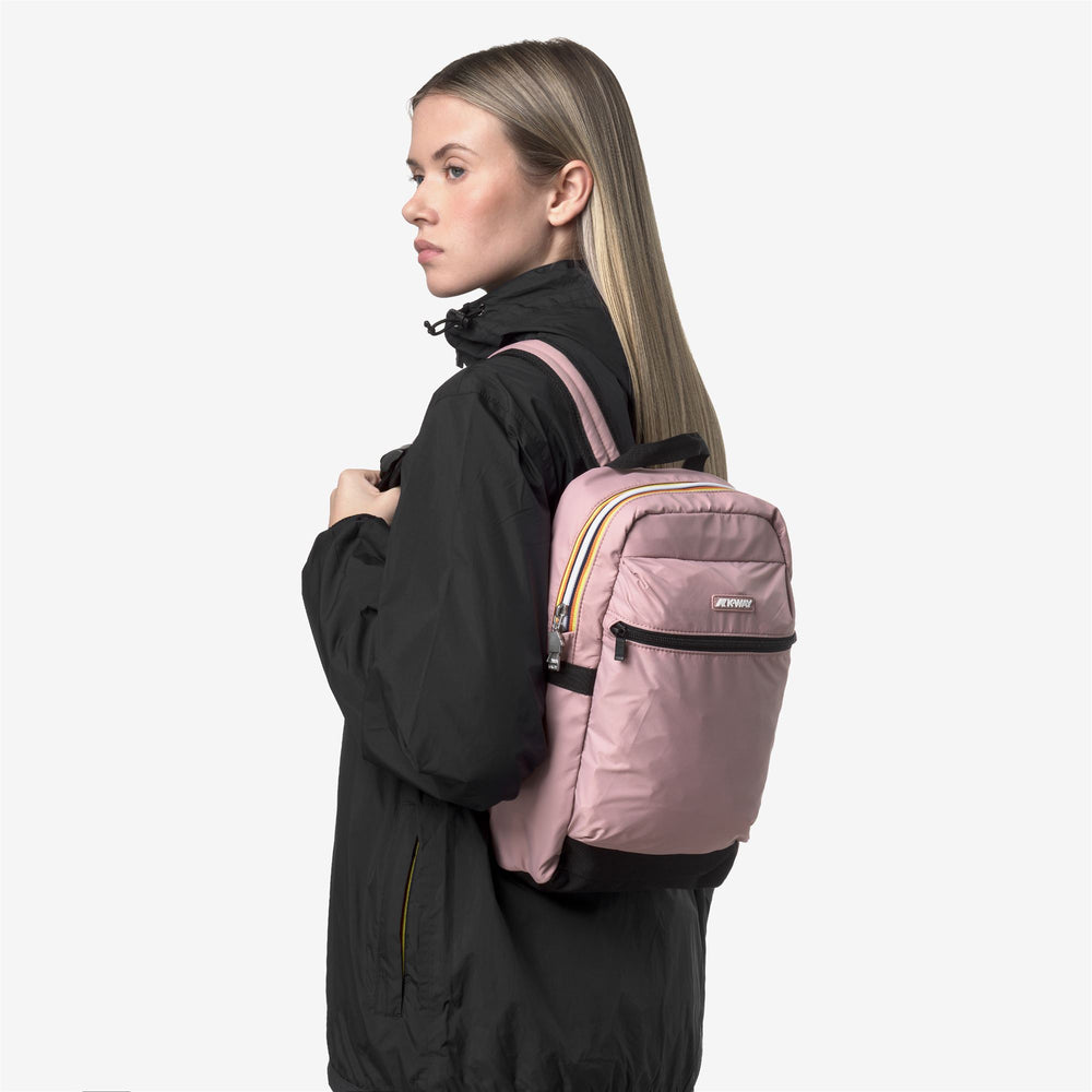 Brown unisex K-Way Lightweight Backpack for Work and Commuting 02