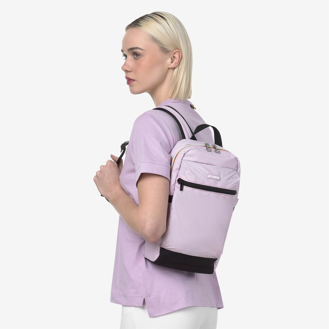 Zaino Compatto Città Unisex Viola con Protezione per Laptop main