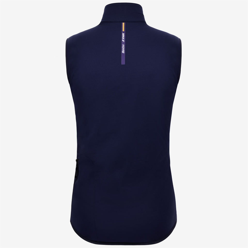 Jackets_Unisex_NIMBUS - SANTINI X K-WAY_Vest_Blue Depth - Commercial 3