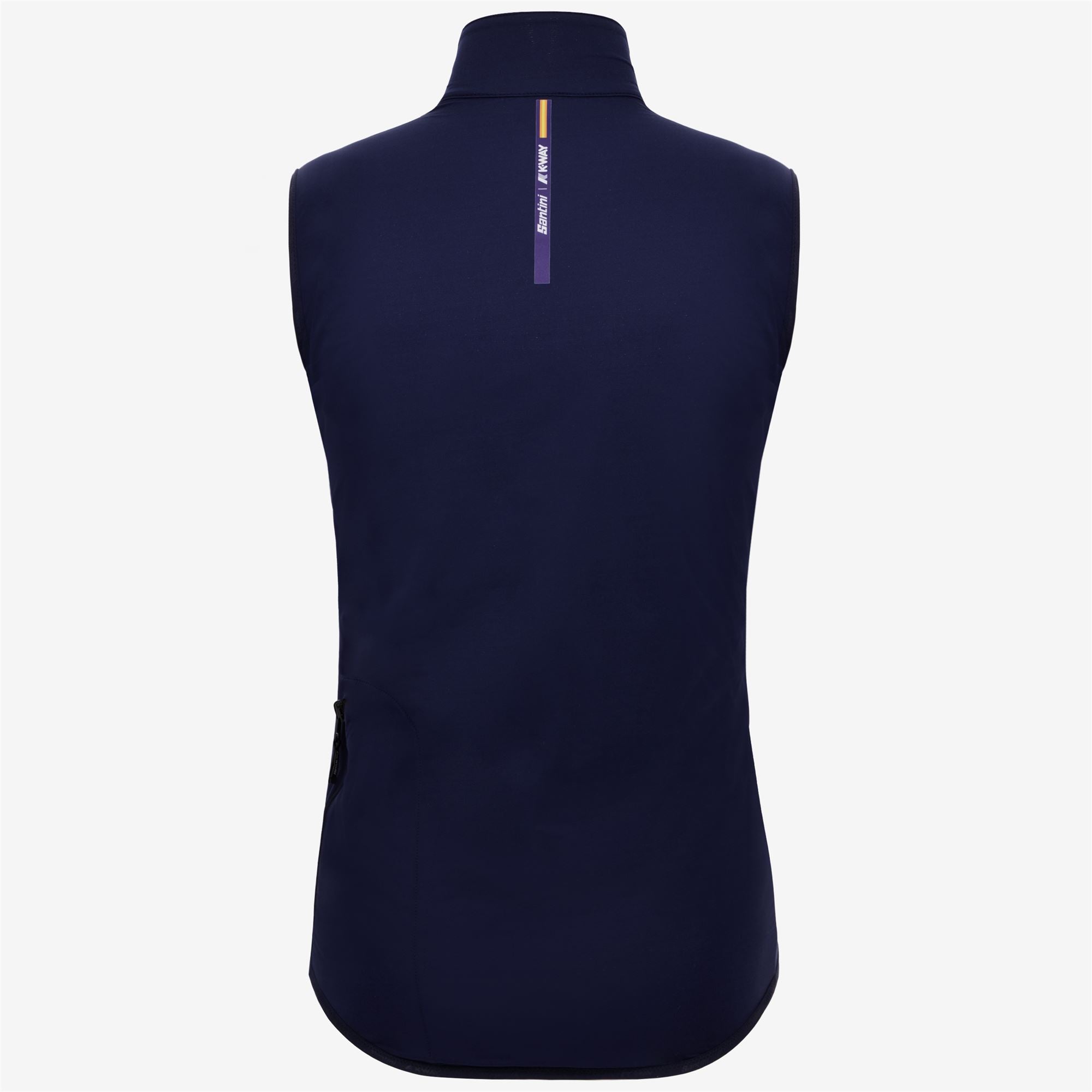 Jackets_Unisex_NIMBUS - SANTINI X K-WAY_Vest_Blue Depth - Commercial 3