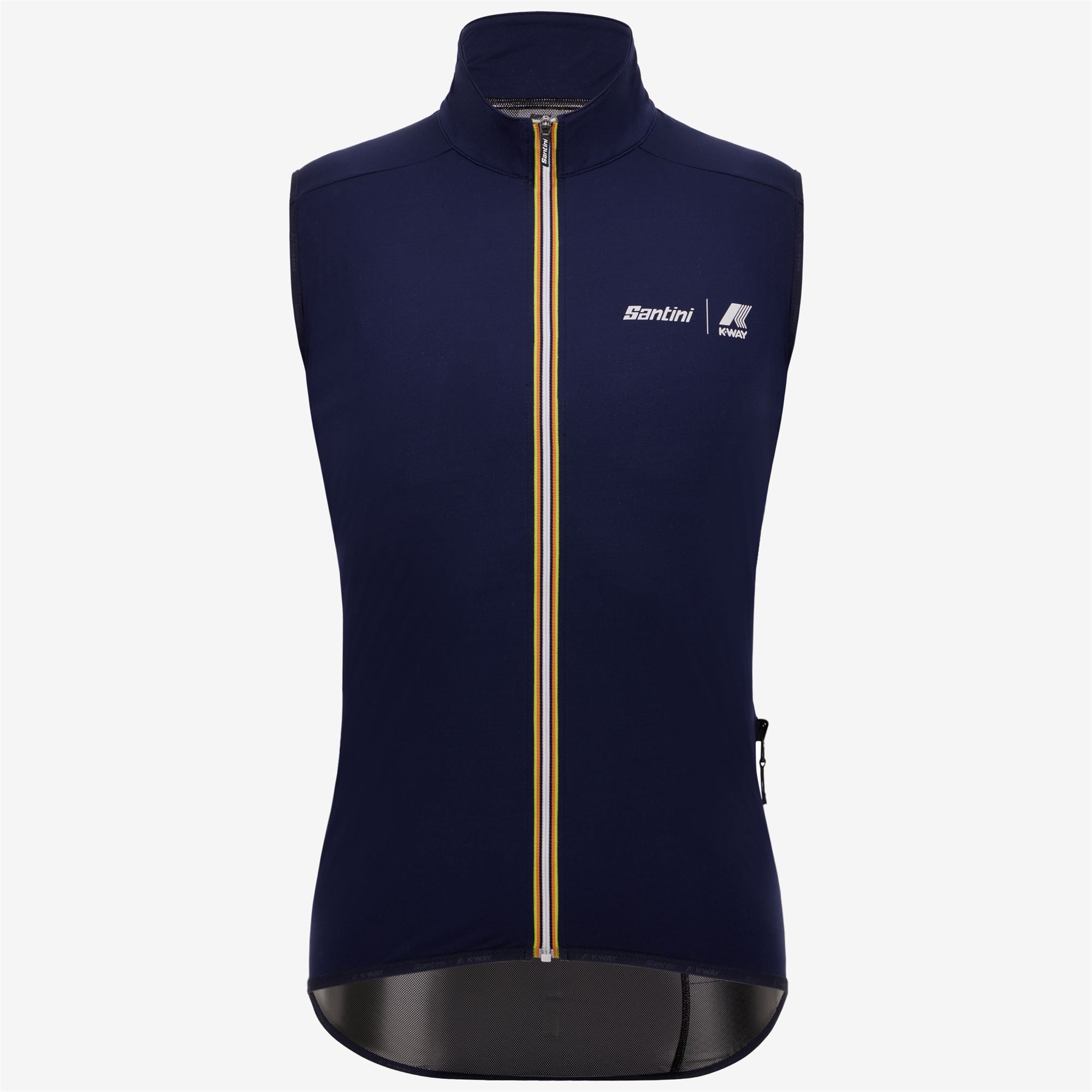 Jackets_Unisex_NIMBUS - SANTINI X K-WAY_Vest_Blue Depth - Commercial 1