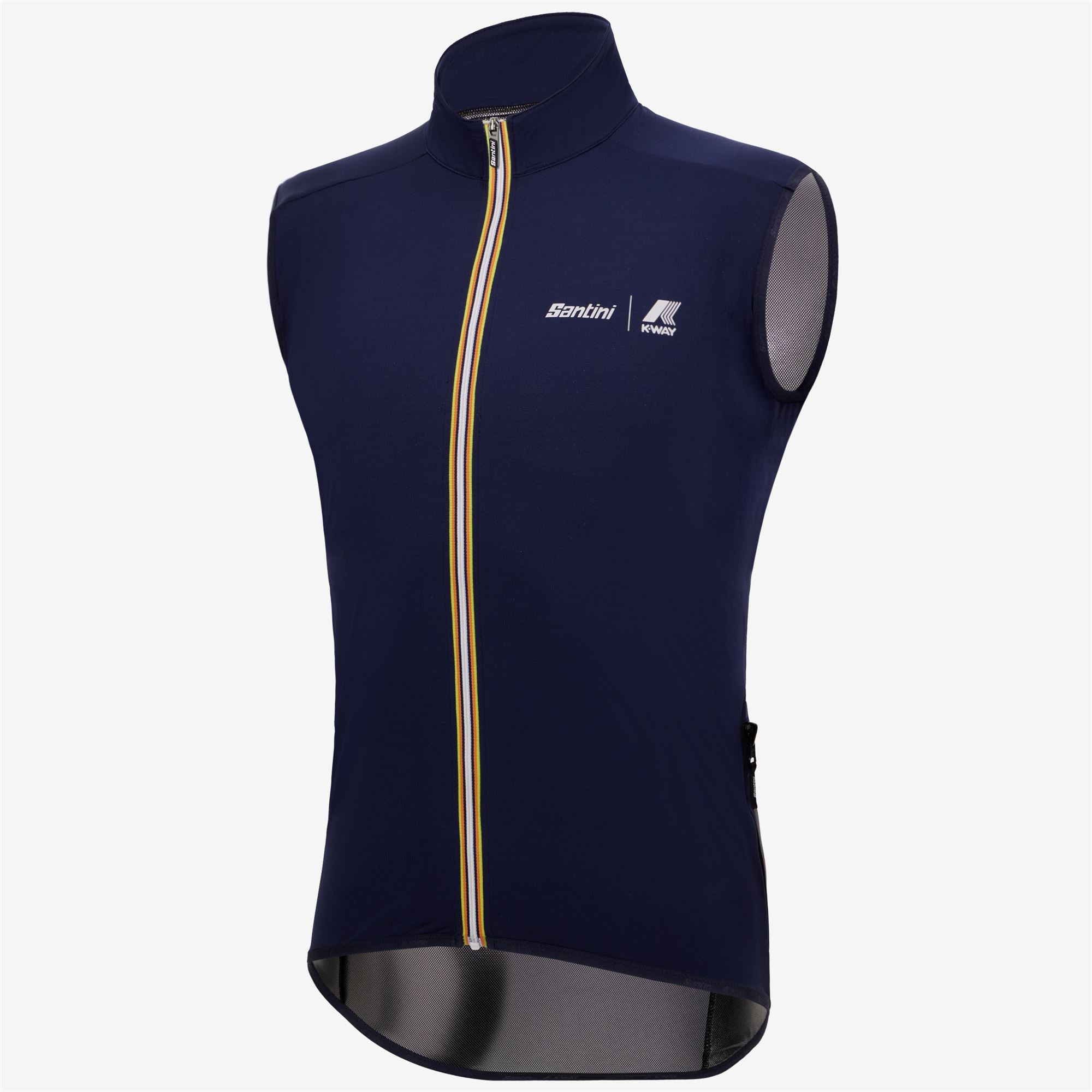 Jackets_Unisex_NIMBUS - SANTINI X K-WAY_Vest_Blue Depth - Commercial 2
