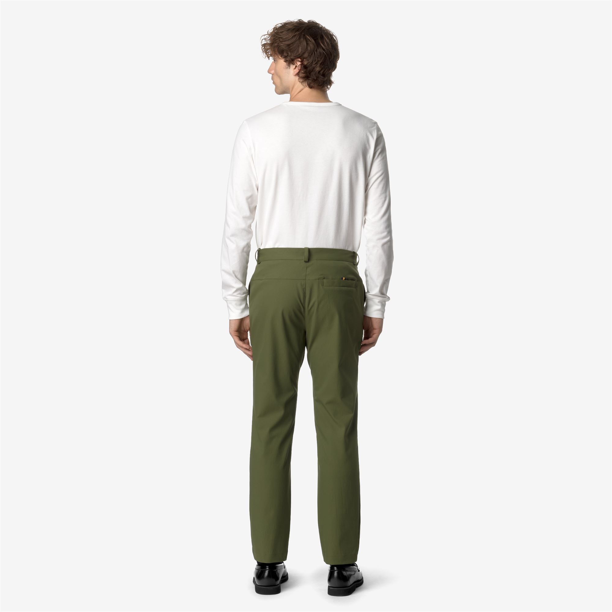 Pants_UNISEX_ELIA TWILL PEACH_Chino_Green Cypress - Commercial 6