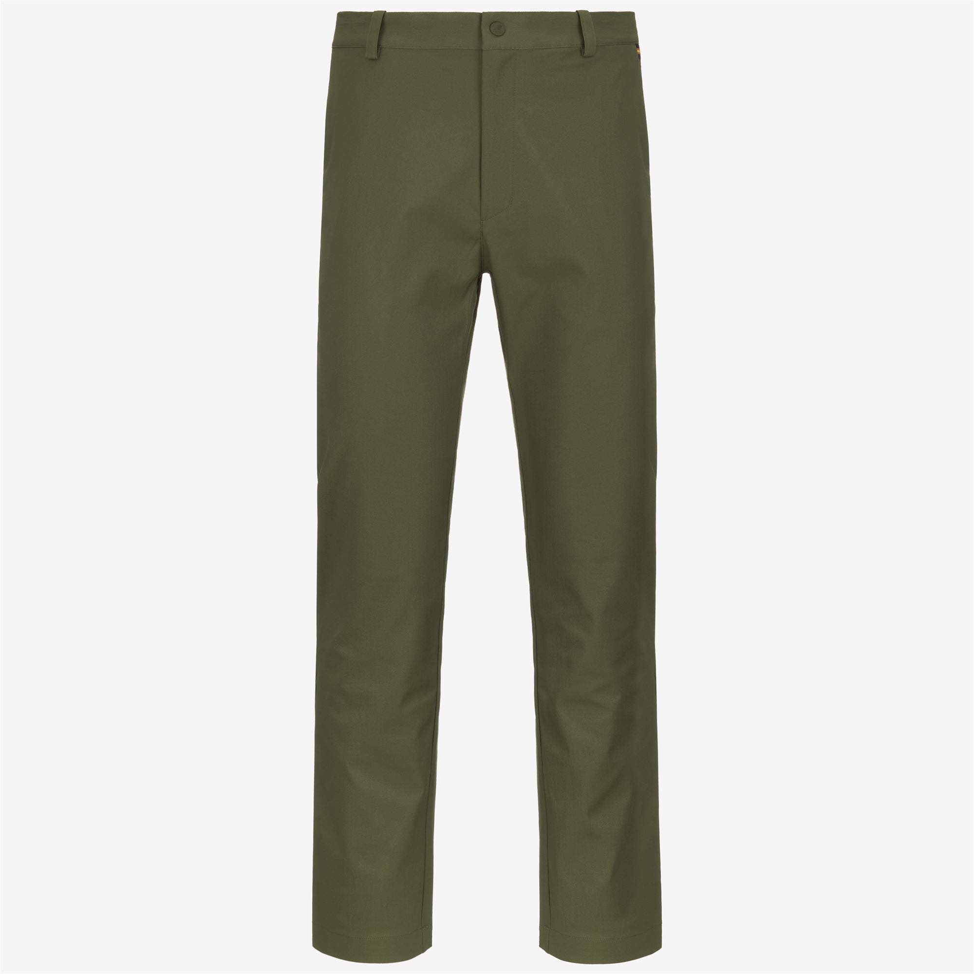 Pants_UNISEX_ELIA TWILL PEACH_Chino_Green Cypress - Commercial 1