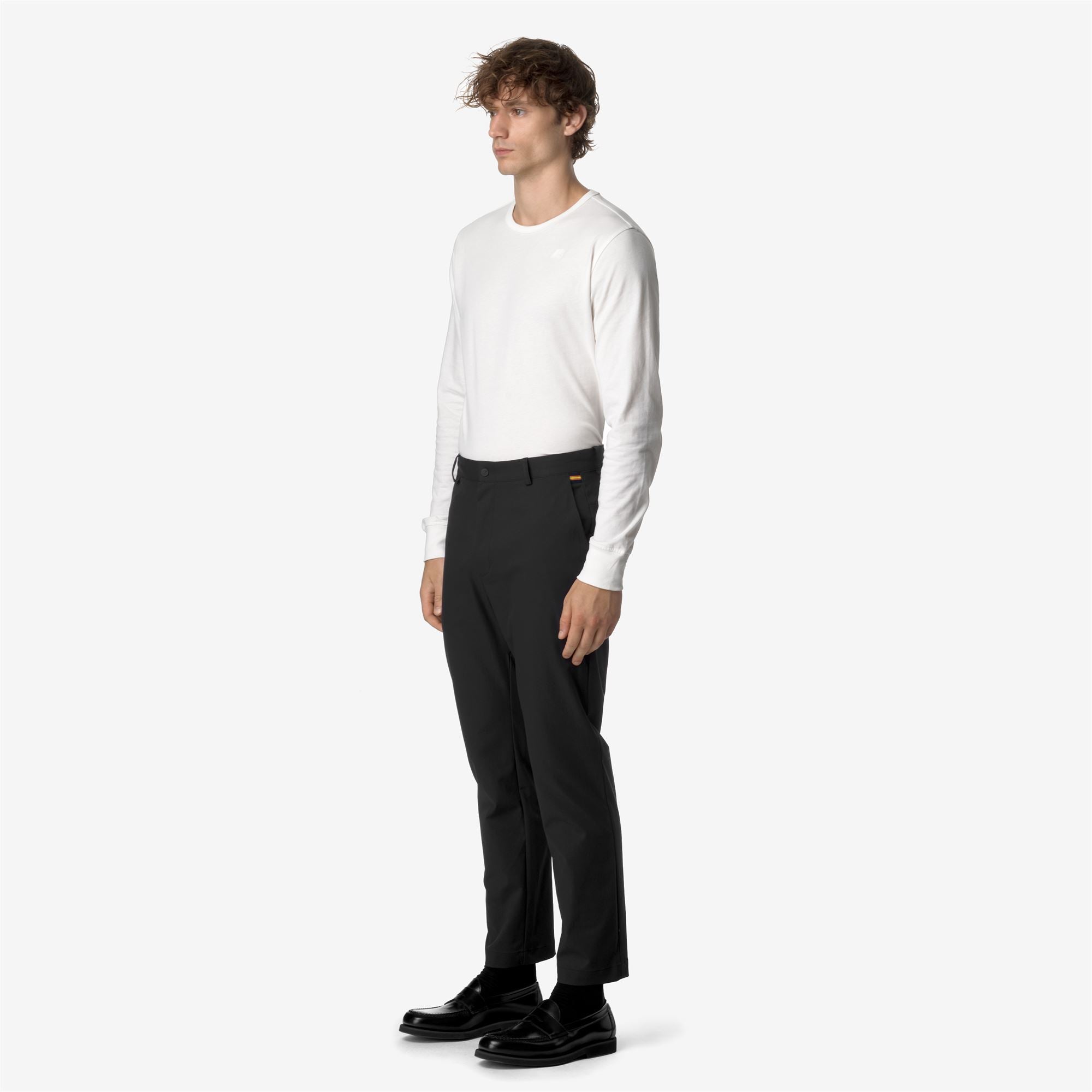 Pants_UNISEX_ELIA TWILL PEACH_Chino_Black Pure - Commercial 5