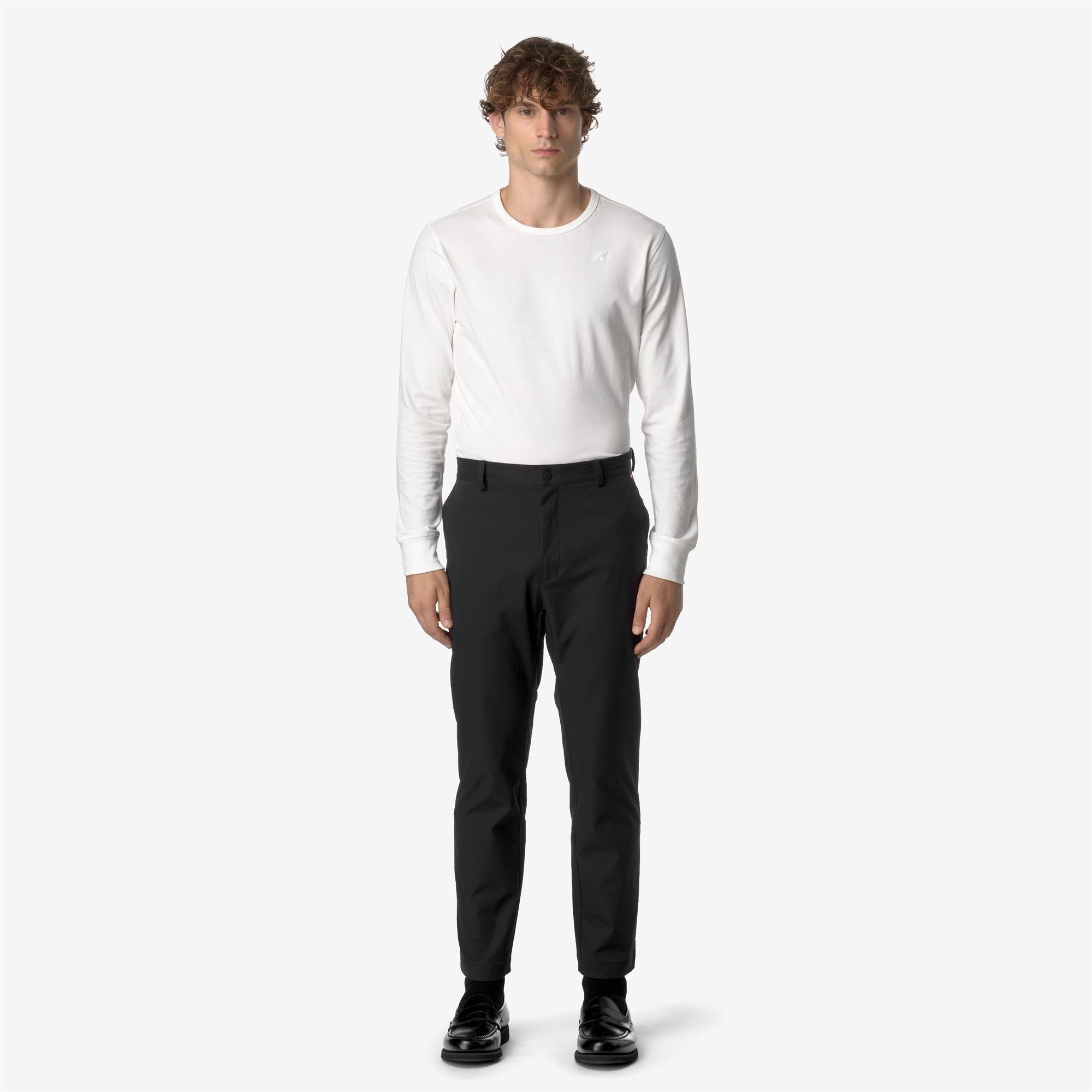 Pants_UNISEX_ELIA TWILL PEACH_Chino_Black Pure - Commercial 4