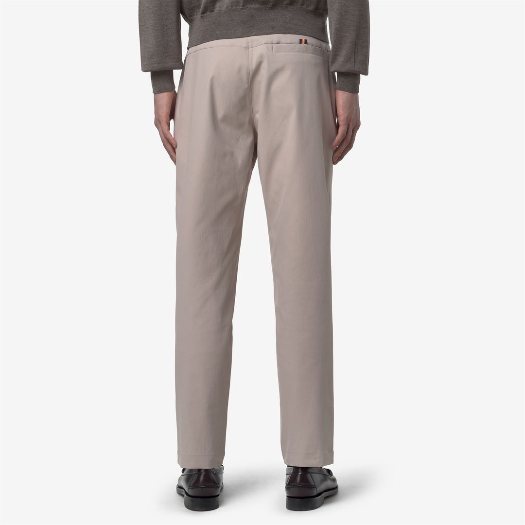 Pantalón chino unisex beige con tejido aterciopelado main