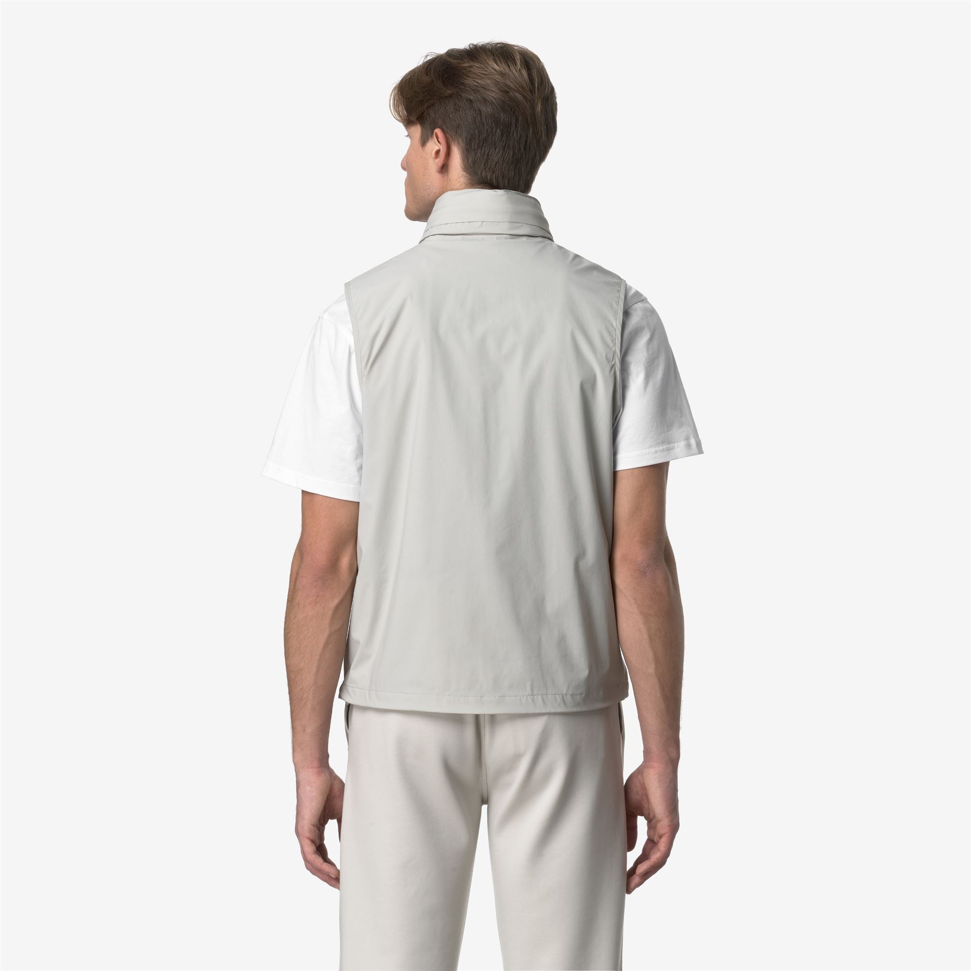 Jackets_MAN_VALEN STRETCH NYLON JERSEY_Vest_BEIGE LT - Commercial 6