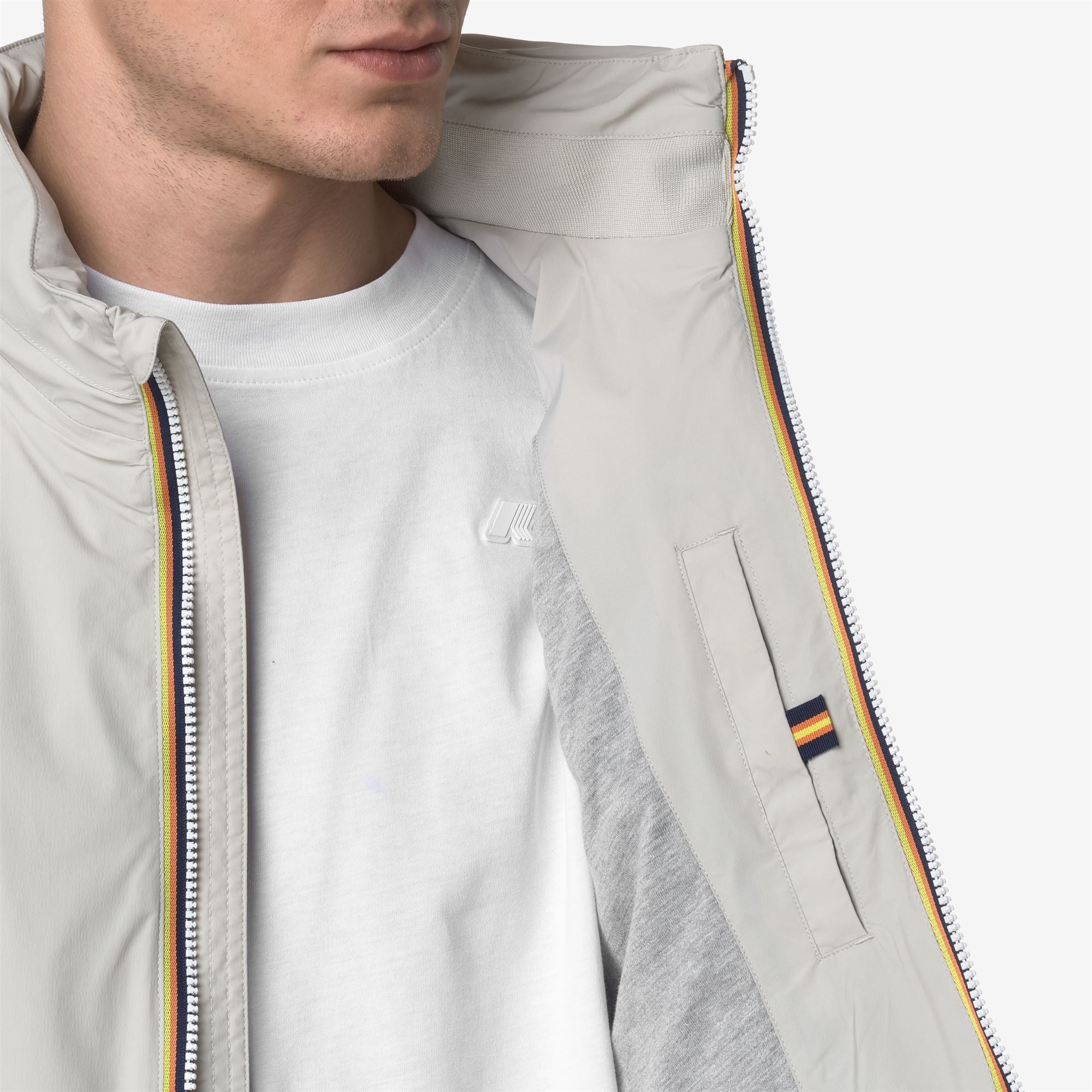 Jackets_MAN_VALEN STRETCH NYLON JERSEY_Vest_BEIGE LT - Commercial 7