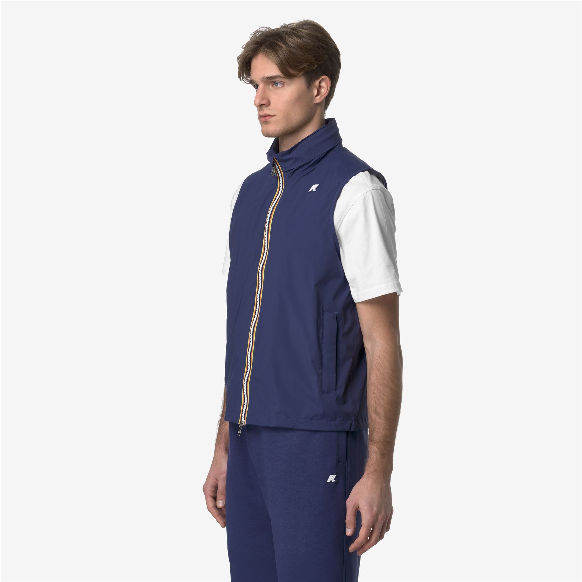 Jackets_MAN_VALEN STRETCH NYLON JERSEY_Vest_Blue Deep Cobalt - Commercial 5