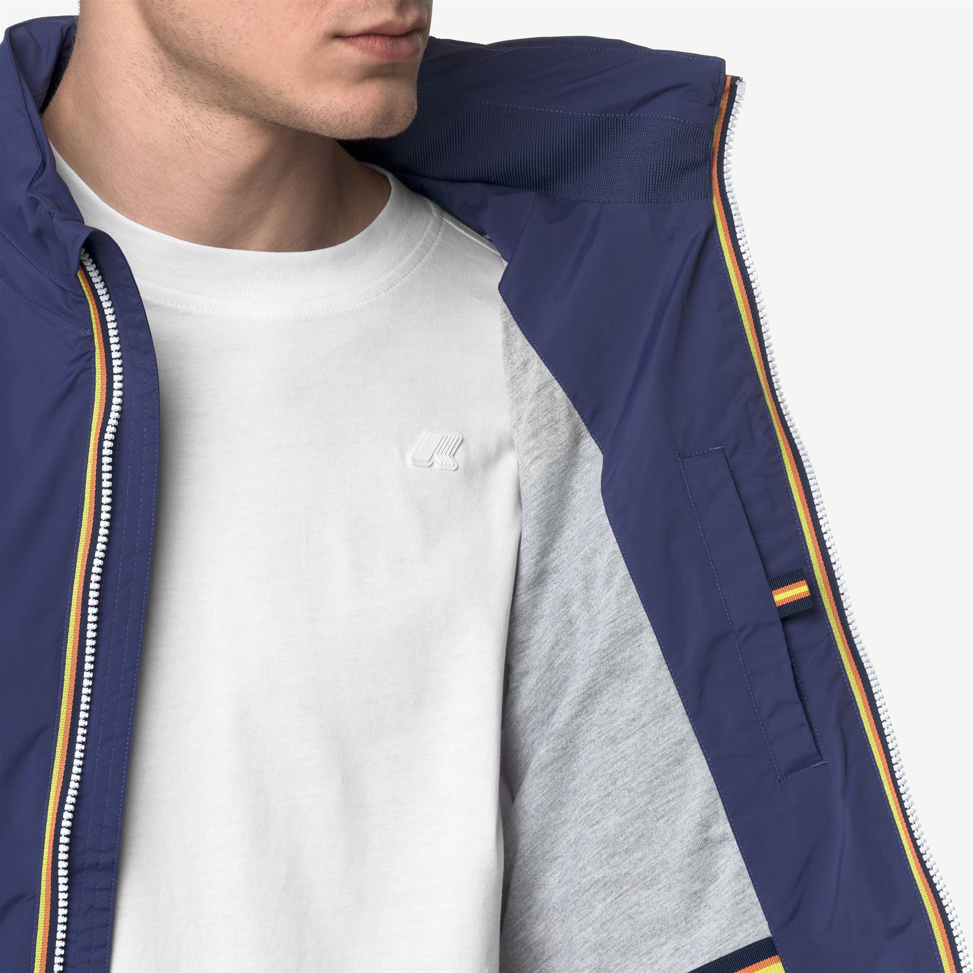 Jackets_MAN_VALEN STRETCH NYLON JERSEY_Vest_Blue Deep Cobalt - Commercial 7