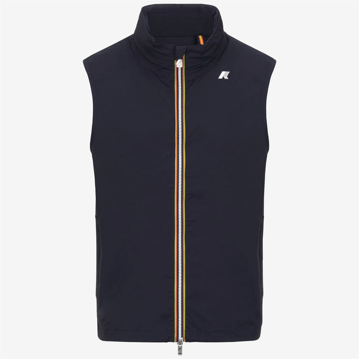 Gilet Uomo in Nylon Resistente alle Intemperie Blu con Orlo Regolabile 1