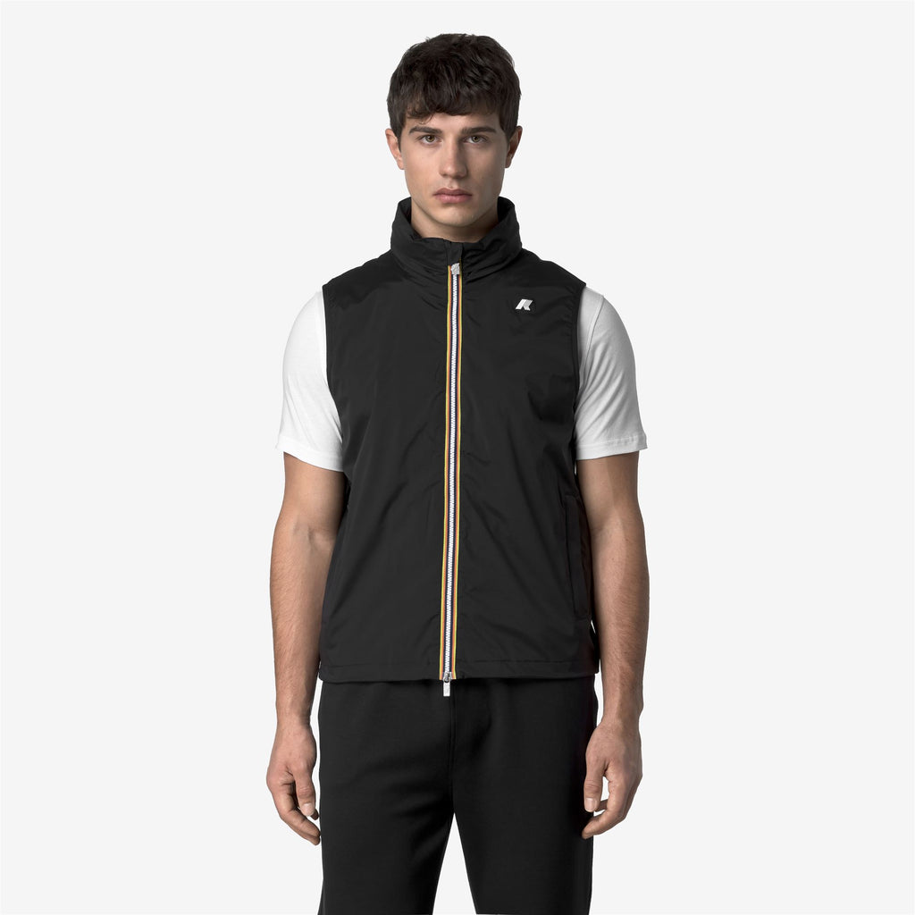 Jackets_MAN_VALEN STRETCH NYLON JERSEY_Vest_Black Pure - Commercial 4