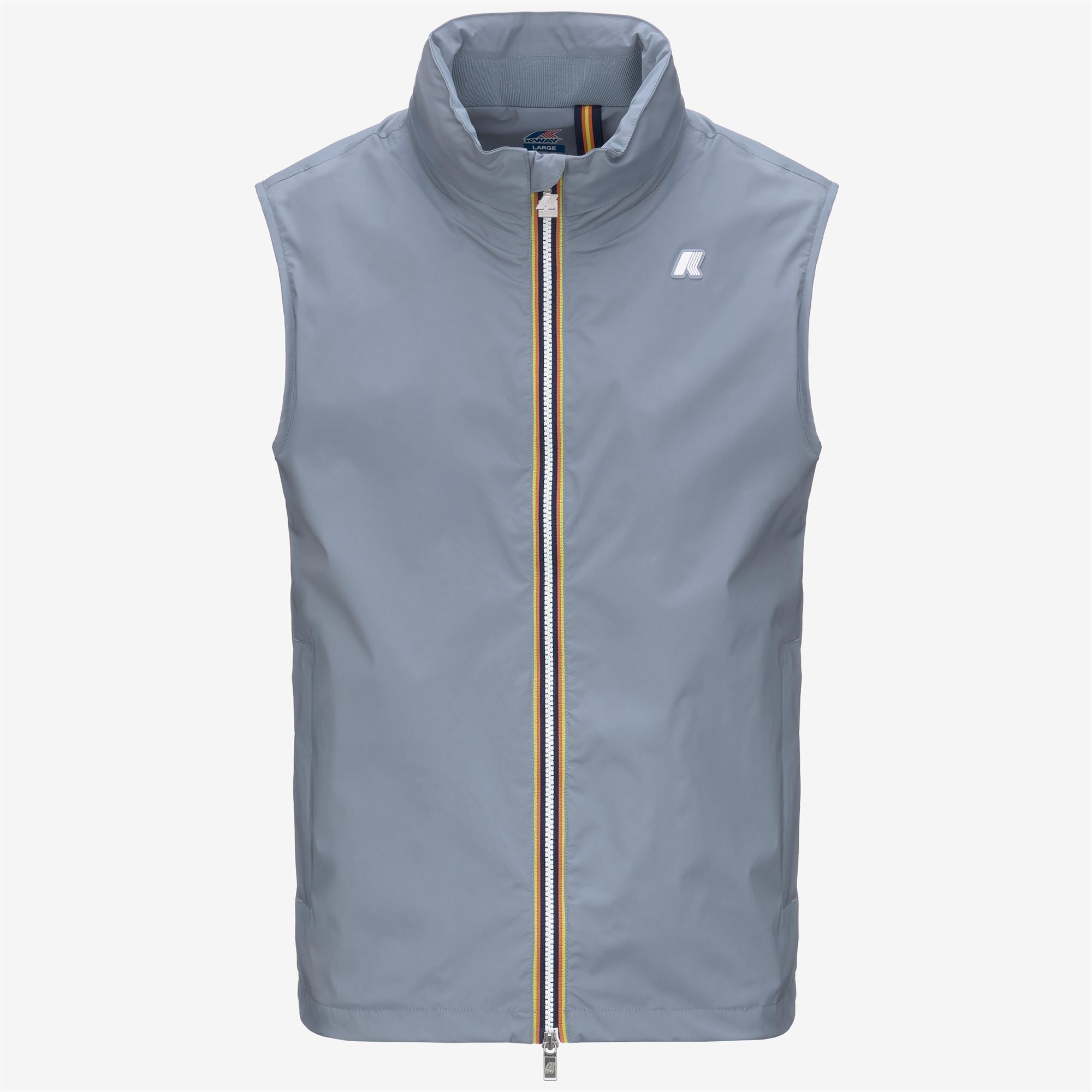 Jackets_MAN_VALEN STRETCH NYLON JERSEY_Vest_Grey Md - Commercial 1