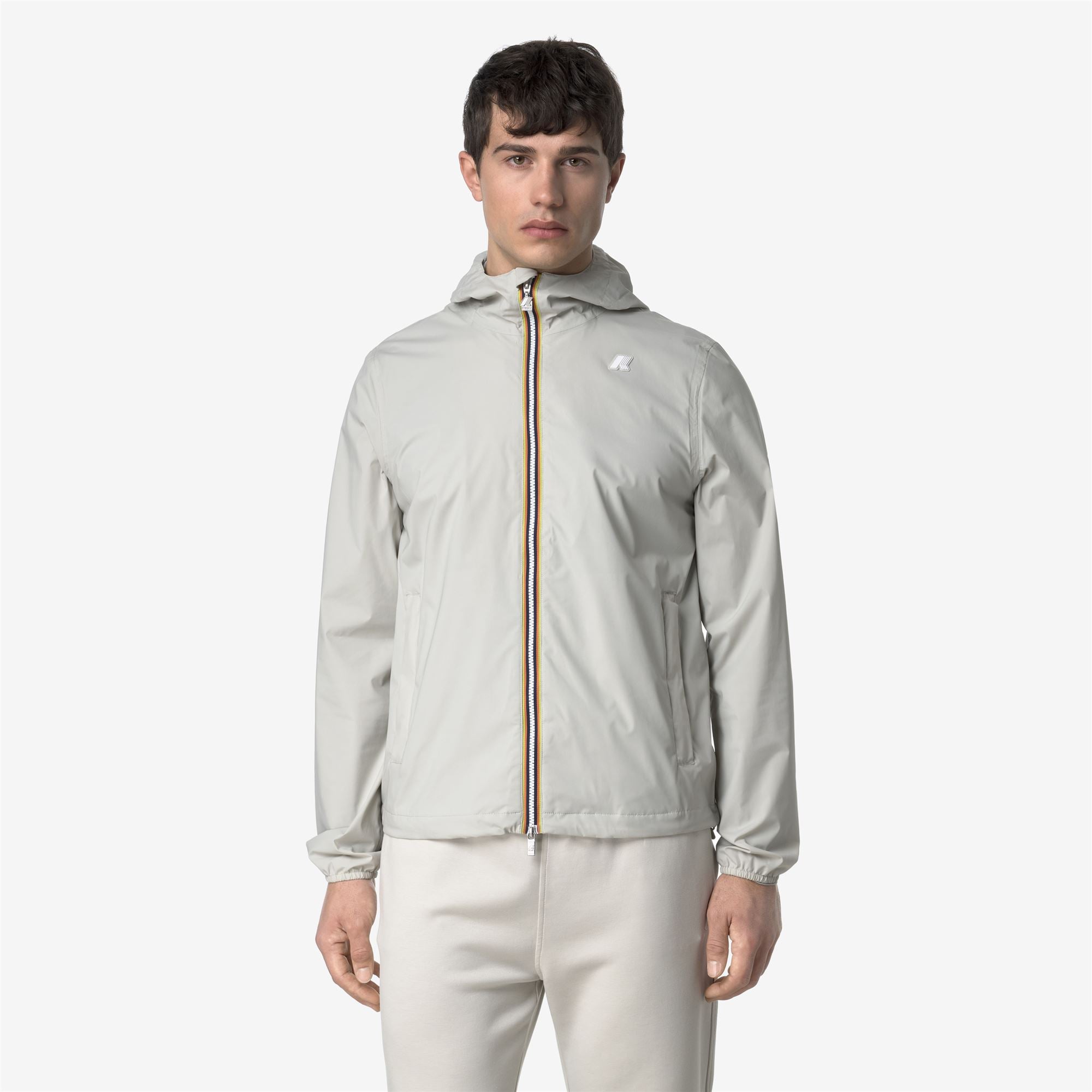 Jackets_MAN_JACK  STRETCH NYLON JERSEY_Short_BEIGE LT - Commercial 4