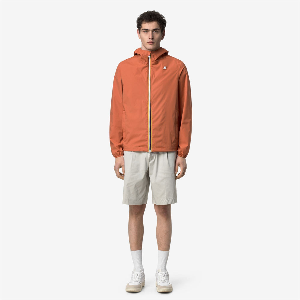 JACK  STRETCH NYLON JERSEY - Jackets - Short - Man - ORANGE BROWNISH 02