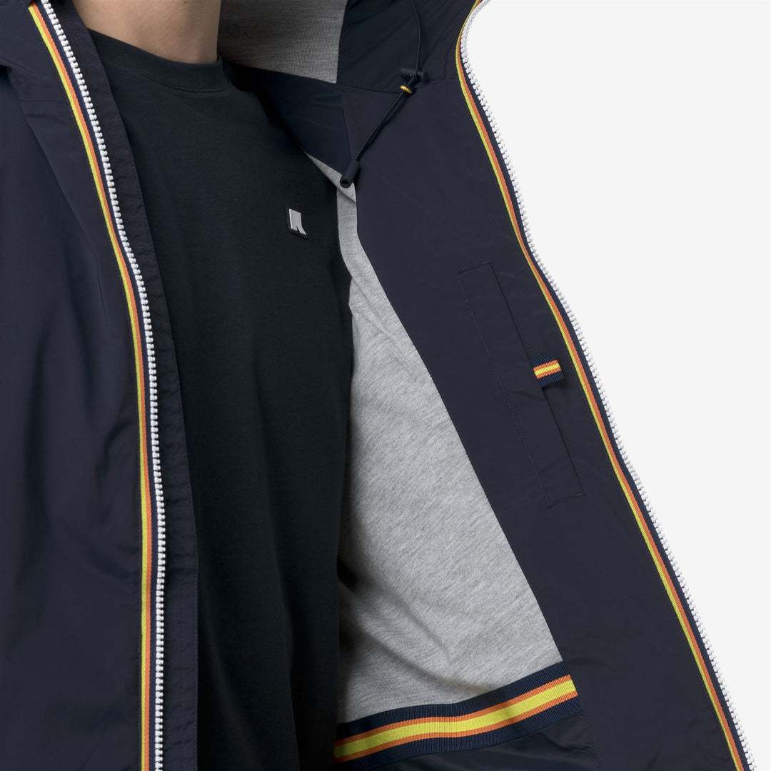 Giacca Uomo in Nylon Stretch Resistente alle Intemperie Blu main