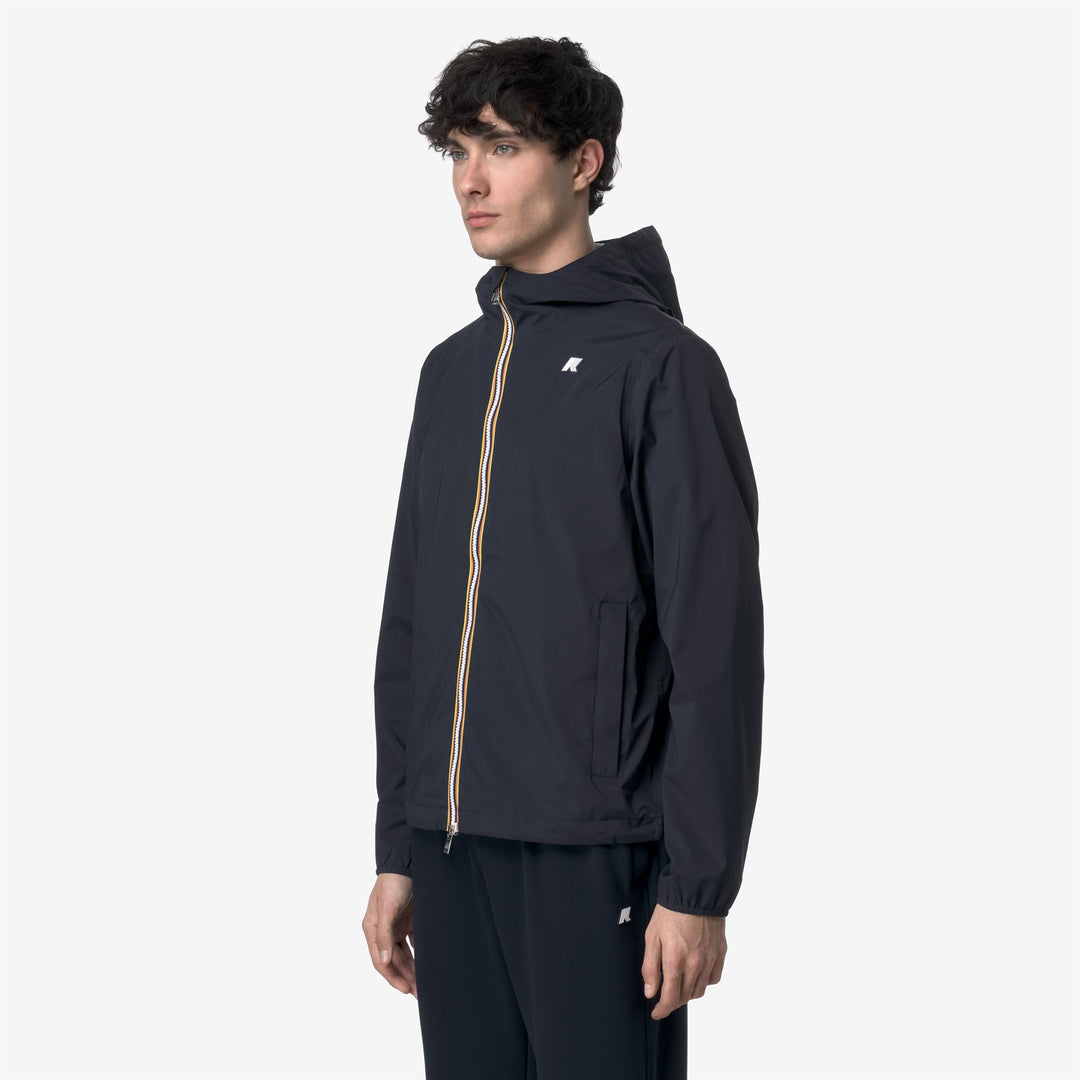 Giacca Uomo in Nylon Stretch Resistente alle Intemperie Blu main