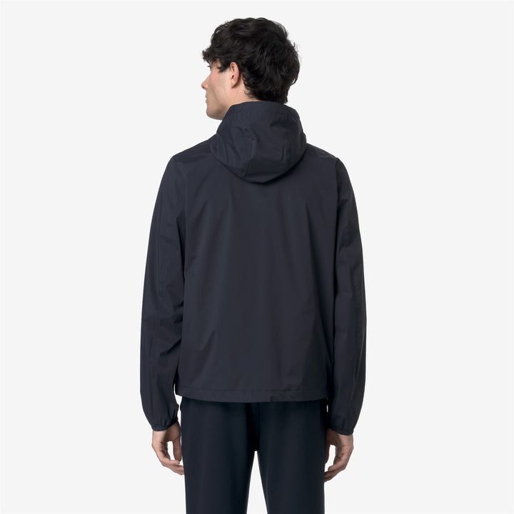 Giacca Uomo in Nylon Stretch Resistente alle Intemperie Blu 5