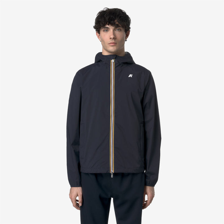 Giacca Uomo in Nylon Stretch Resistente alle Intemperie Blu 3
