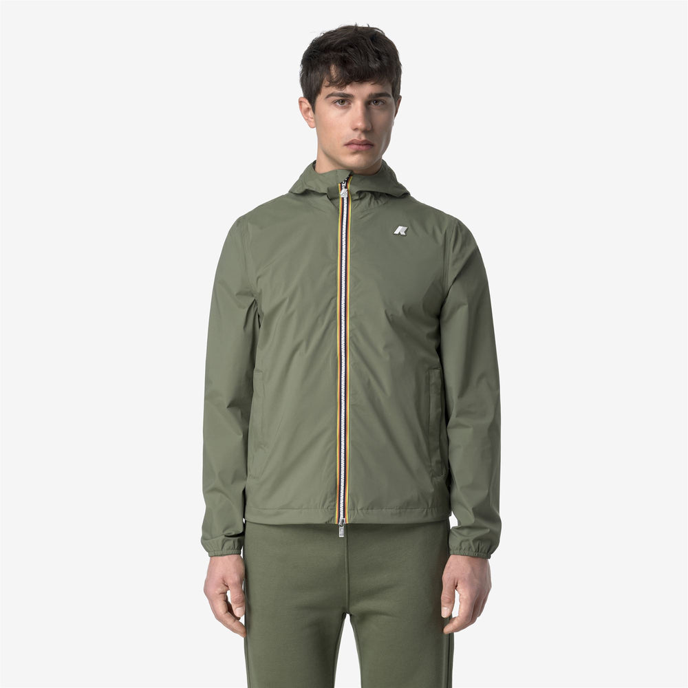 Lichen green Men's Weather-Resistant Slim Fit Jacket 02