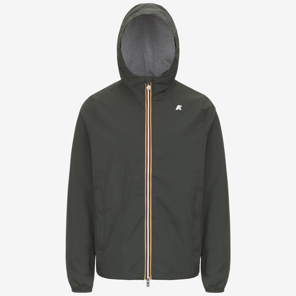 Jackets_MAN_JACK  STRETCH NYLON JERSEY_Short_GREEN BLACKISH - Commercial 1