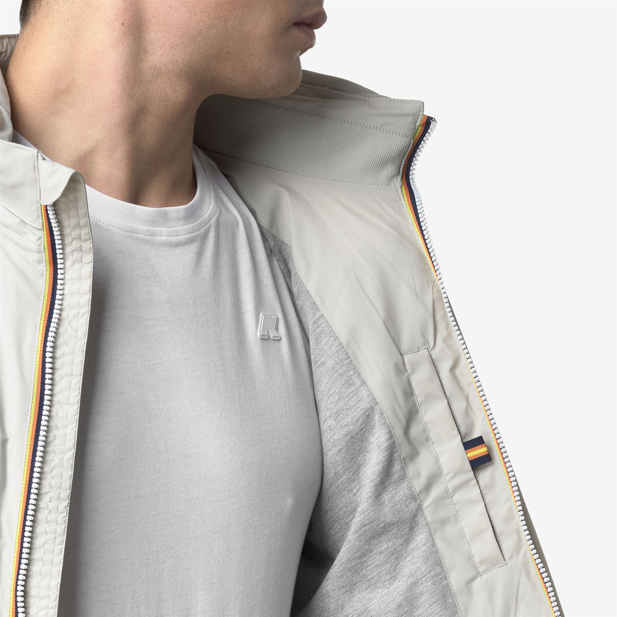 Jackets_MAN_AMAURY  STRETCH NYLON JERSEY_Short_BEIGE LT - Commercial 7