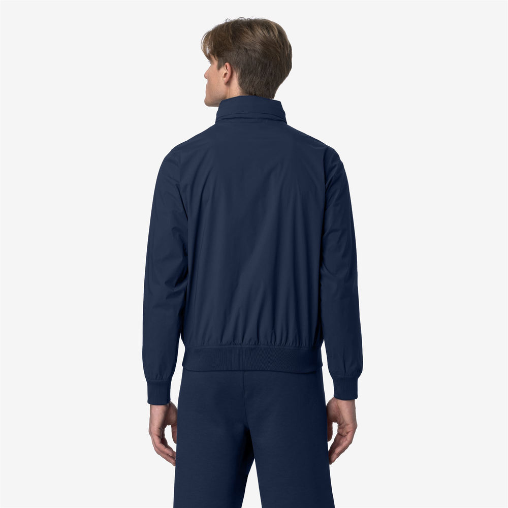 AMAURY  STRETCH NYLON JERSEY Jackets Short Man Blue Insignia 02