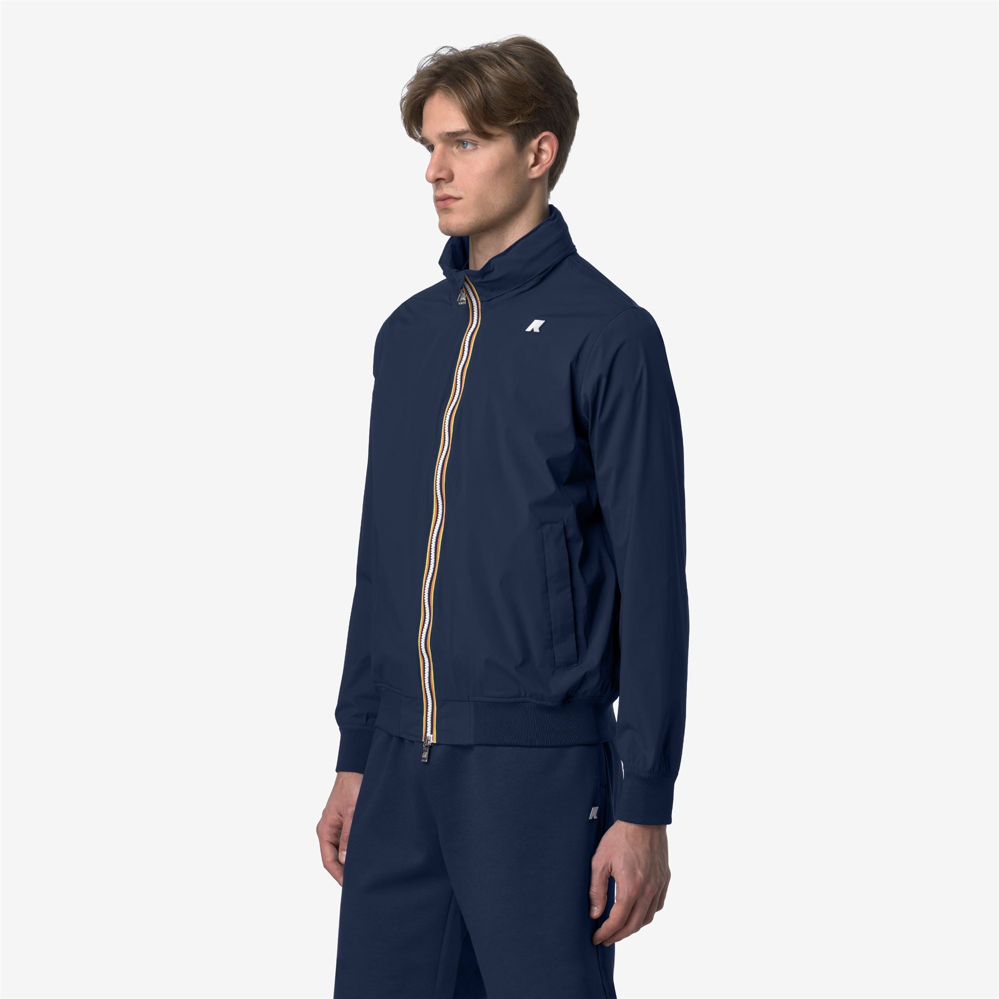 Jackets_Man_AMAURY  STRETCH NYLON JERSEY_Short_Blue Insignia - Commercial 5