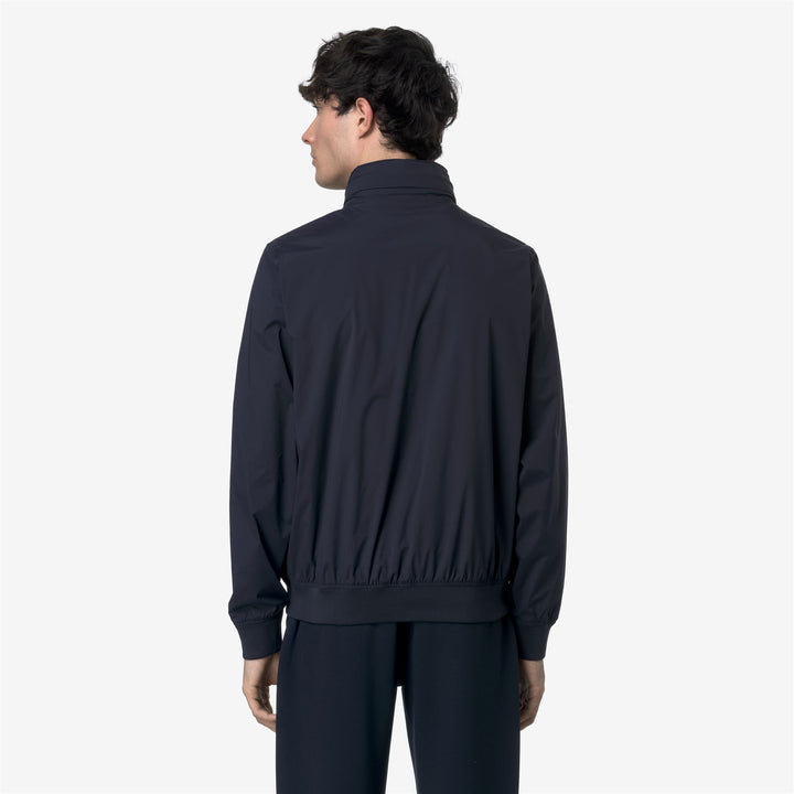 Blue Men's Weatherproof Stretch Nylon Short Jacket 5