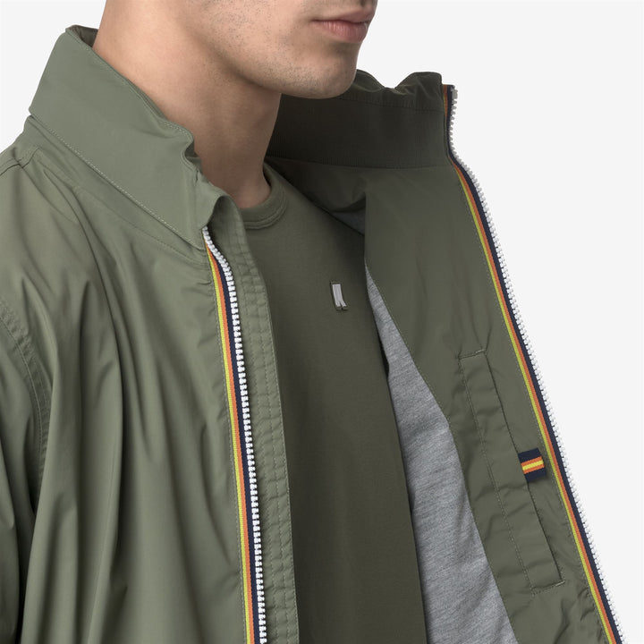 Lichen green Men's Weatherproof Short Jacket with Stretch Nylon 2