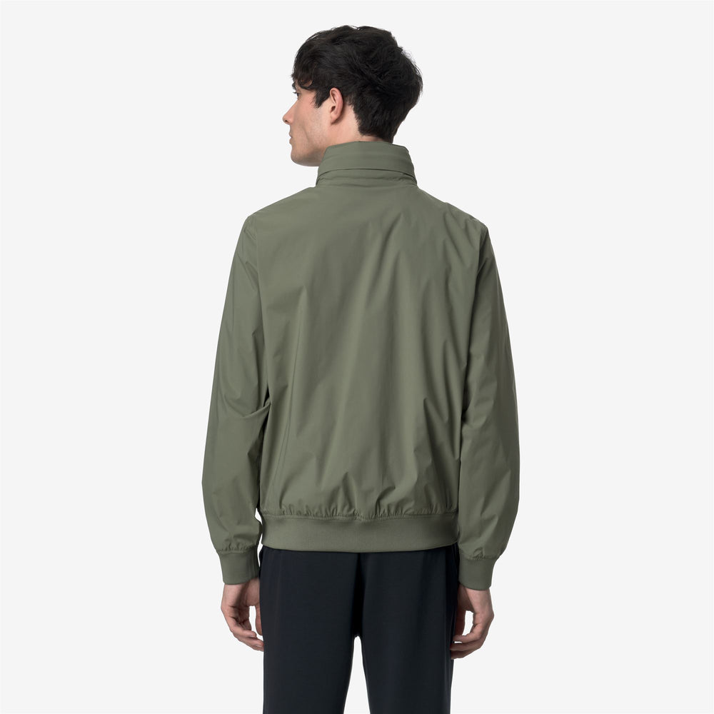 Lichen green Men's Weatherproof Short Jacket with Stretch Nylon 02