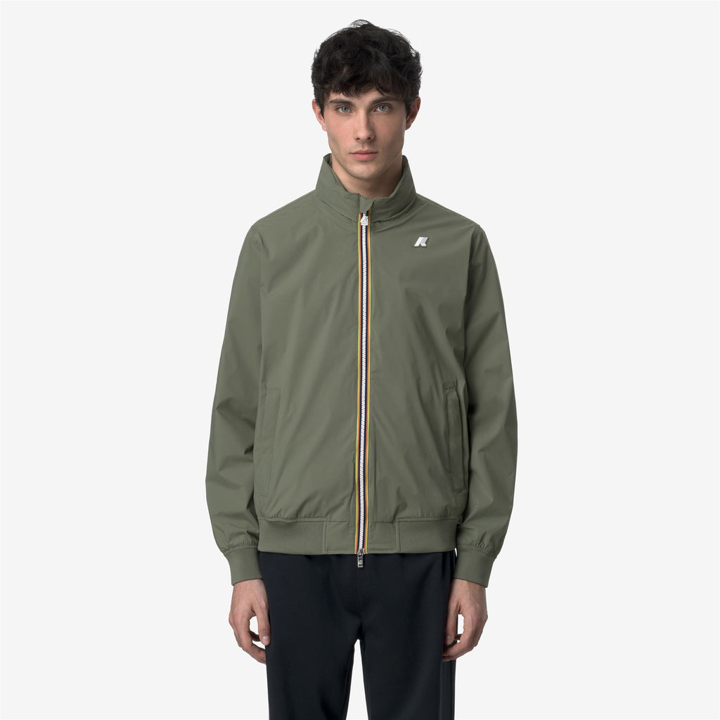 Jackets_MAN_AMAURY  STRETCH NYLON JERSEY_Short_Green Lichen - Commercial 4