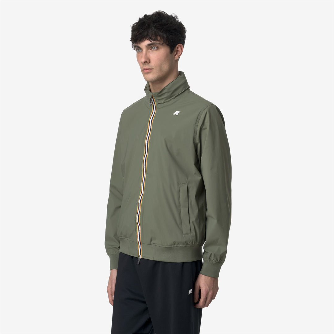 Lichen green Men's Weatherproof Short Jacket with Stretch Nylon main