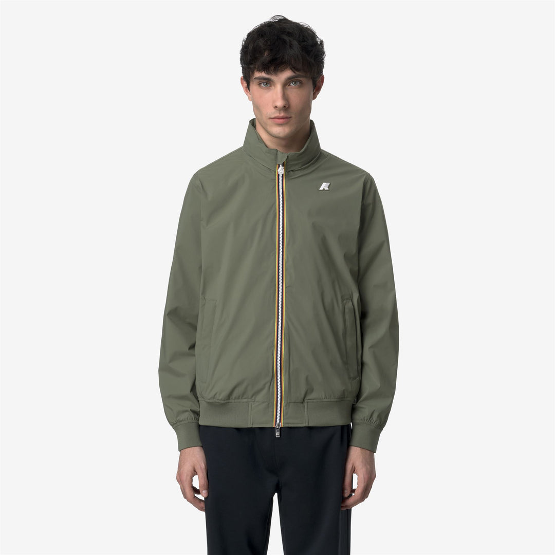 Lichen green Men's Weatherproof Short Jacket with Stretch Nylon main