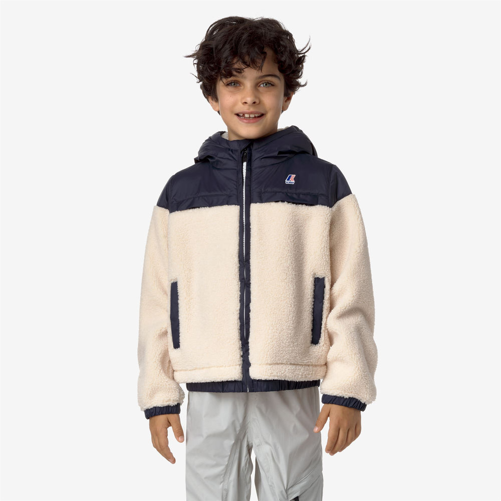 Ecru Blue Kids' Fleece Jacket with Waterproof Features 02