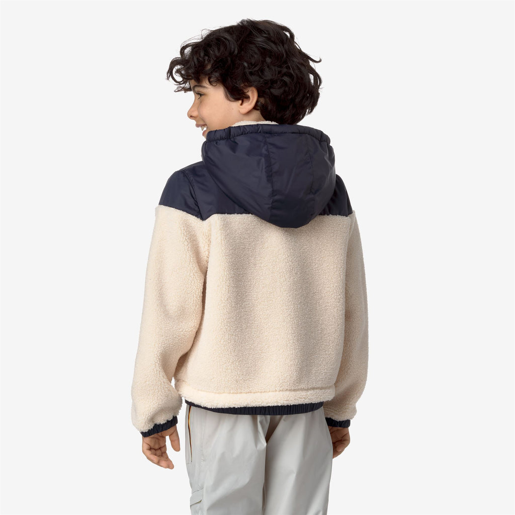 Fleece_KID UNISEX_P.  JILDAZ ORSETTO_Jacket_Ecru - Blue Depth - Commercial 6
