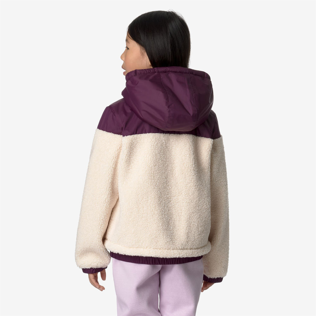 Fleece_KID UNISEX_P.  JILDAZ ORSETTO_Jacket_ECRU - Violet Dk Purple - Commercial 6