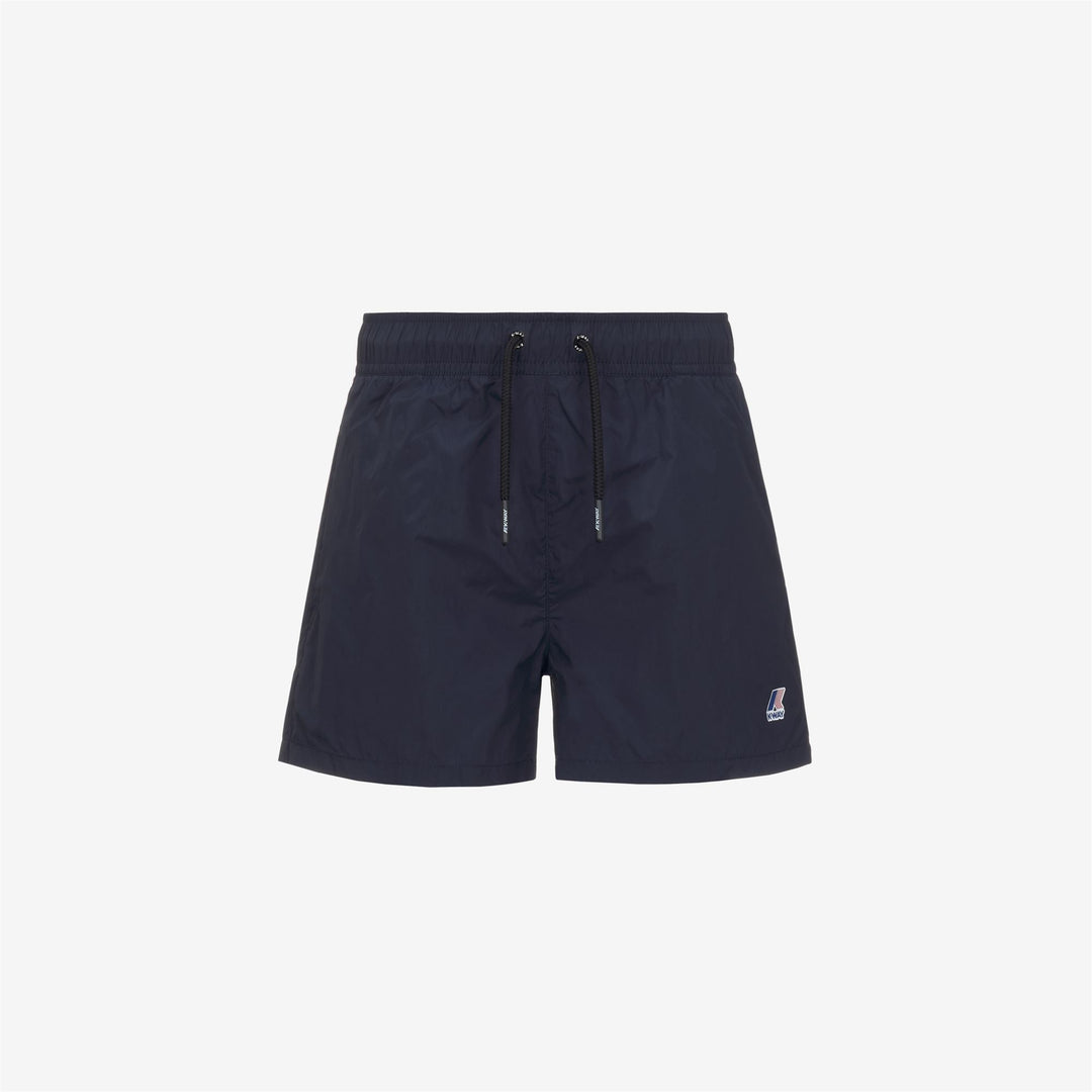 Blue Boy's Packable Swimming Trunks with Mesh Briefs 01
