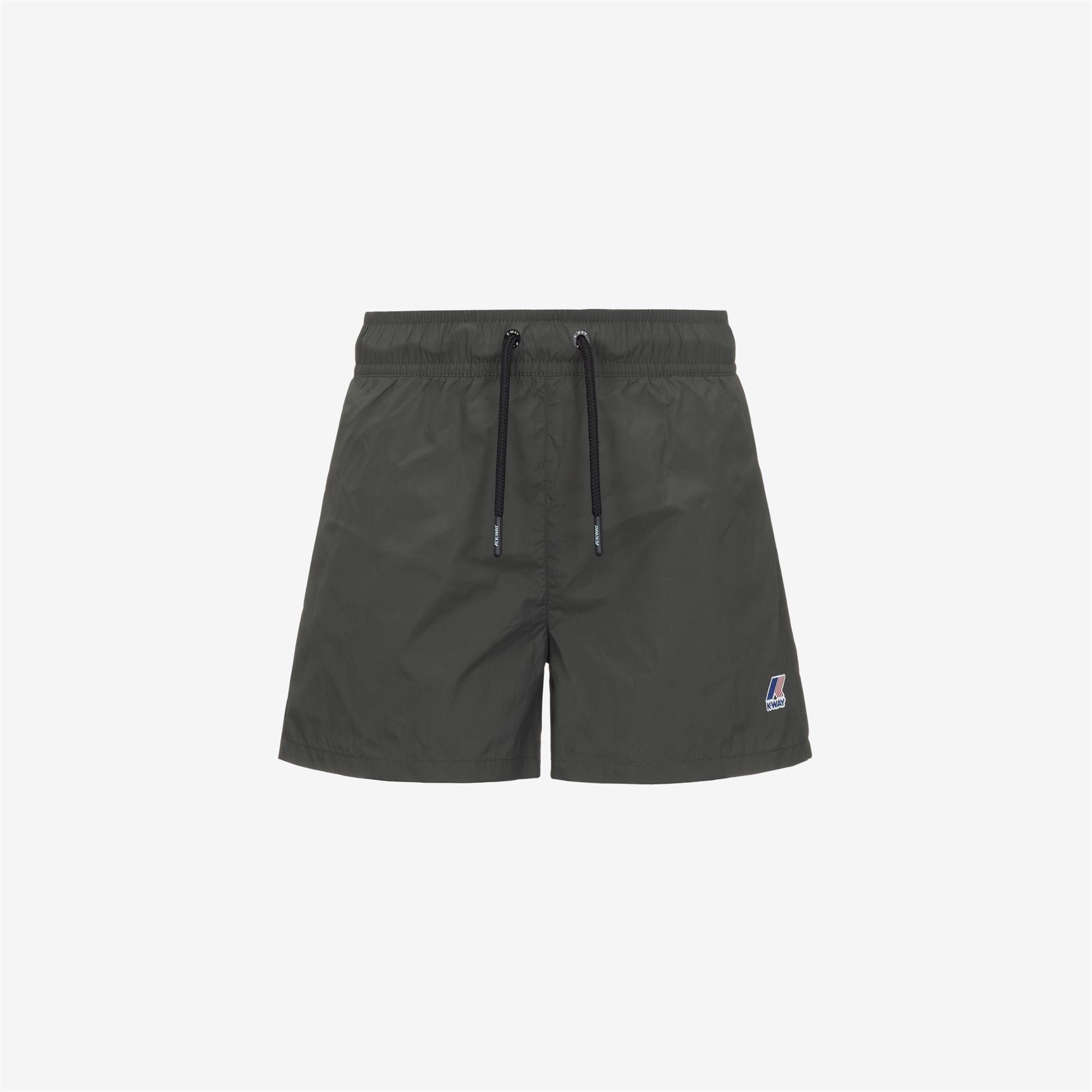 Bathing Suits_BOY_P. LE VRAI OLIVIER_Swimming Trunks_GREEN BLACKISH - Commercial 1