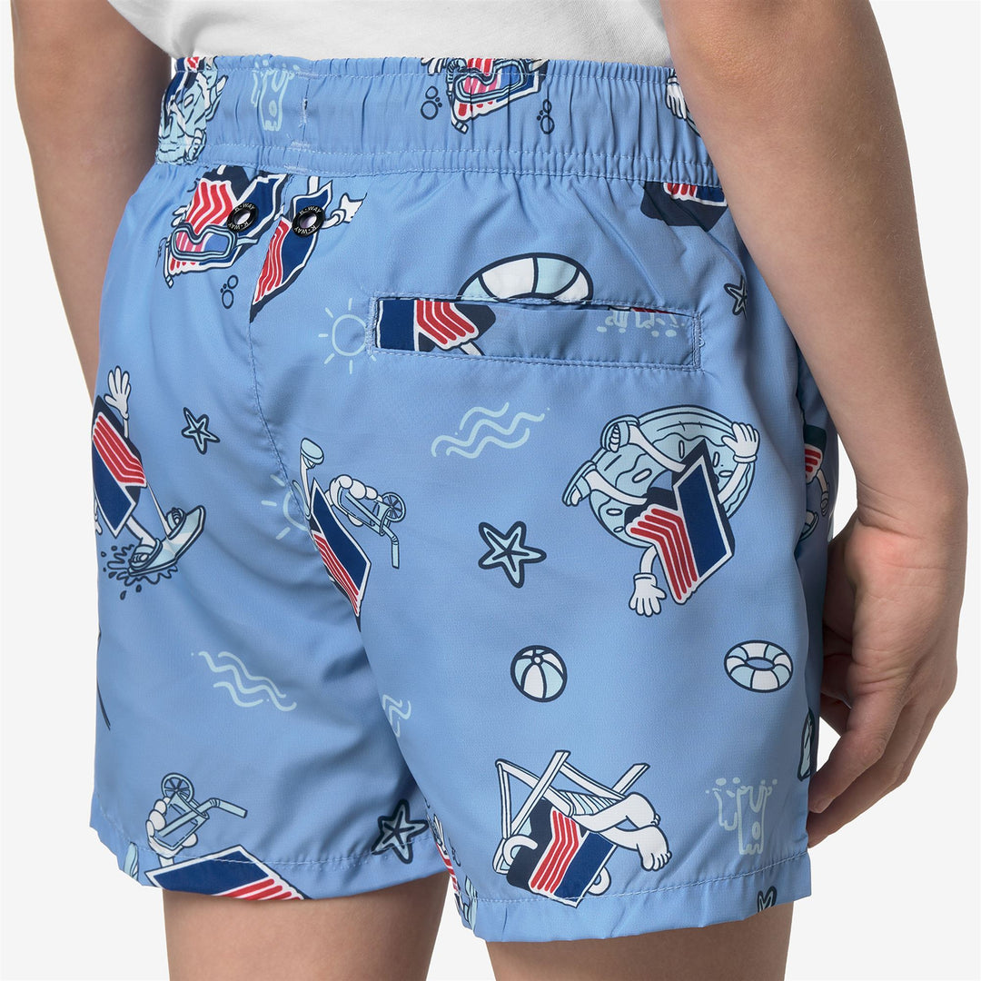 P. LE VRAI OLIVIER GRAPHIC - Bathing Suits - Swimming Trunks - Boy - K SUMMER BOY main