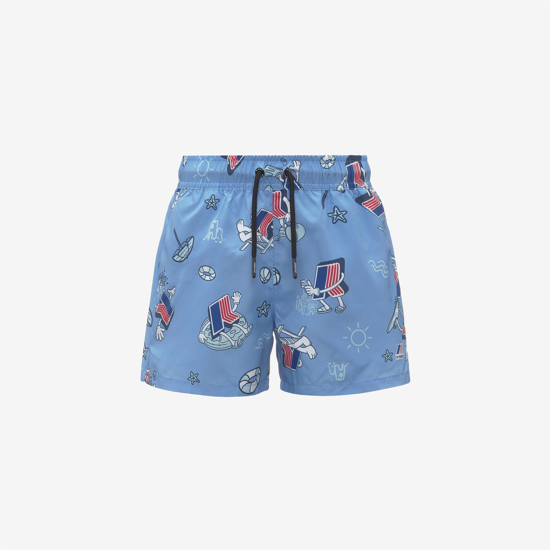 Kyle Costume Da Bagno Per Bambini Unisex - Bermuda In Poliestere Ad Asciugatura Rapida Con Tasca E Cintura Elastica - 3