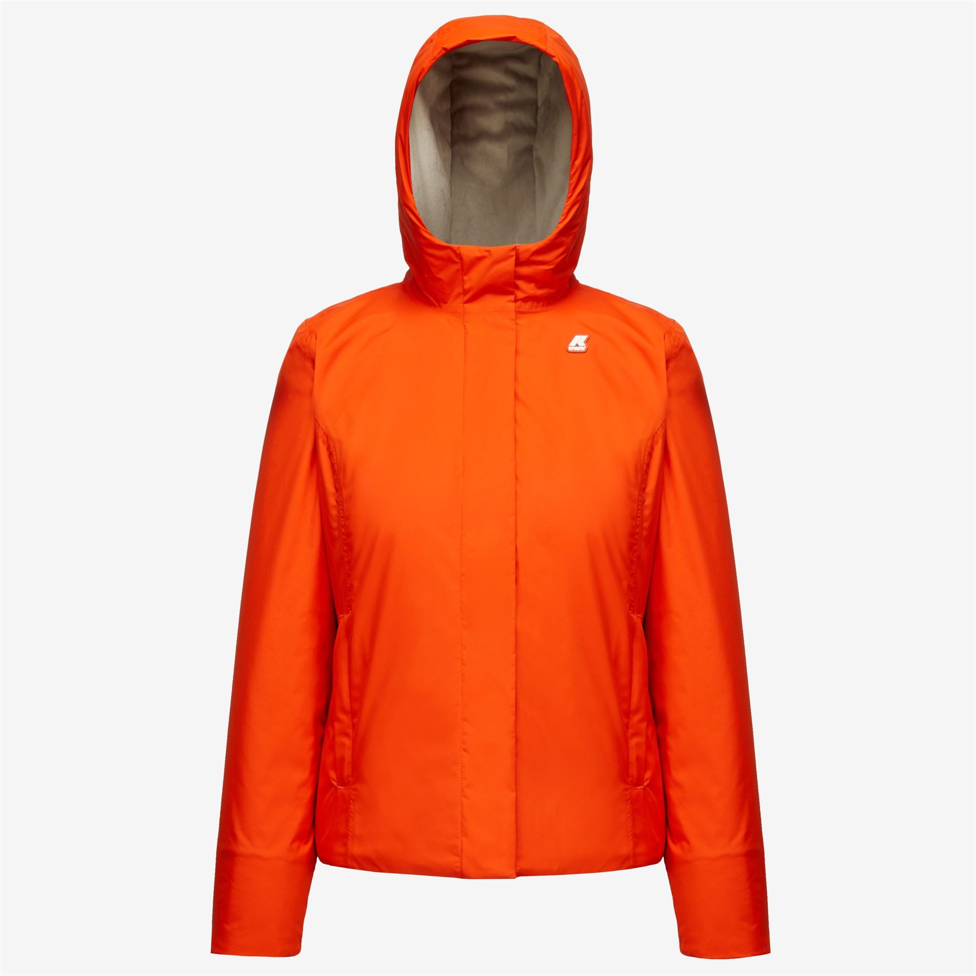 Jackets_Woman_LILY MICRO RIPSTOP MARMOTTA_Short_Orange P-Grey B - Orange Pumpkin - Commercial 1