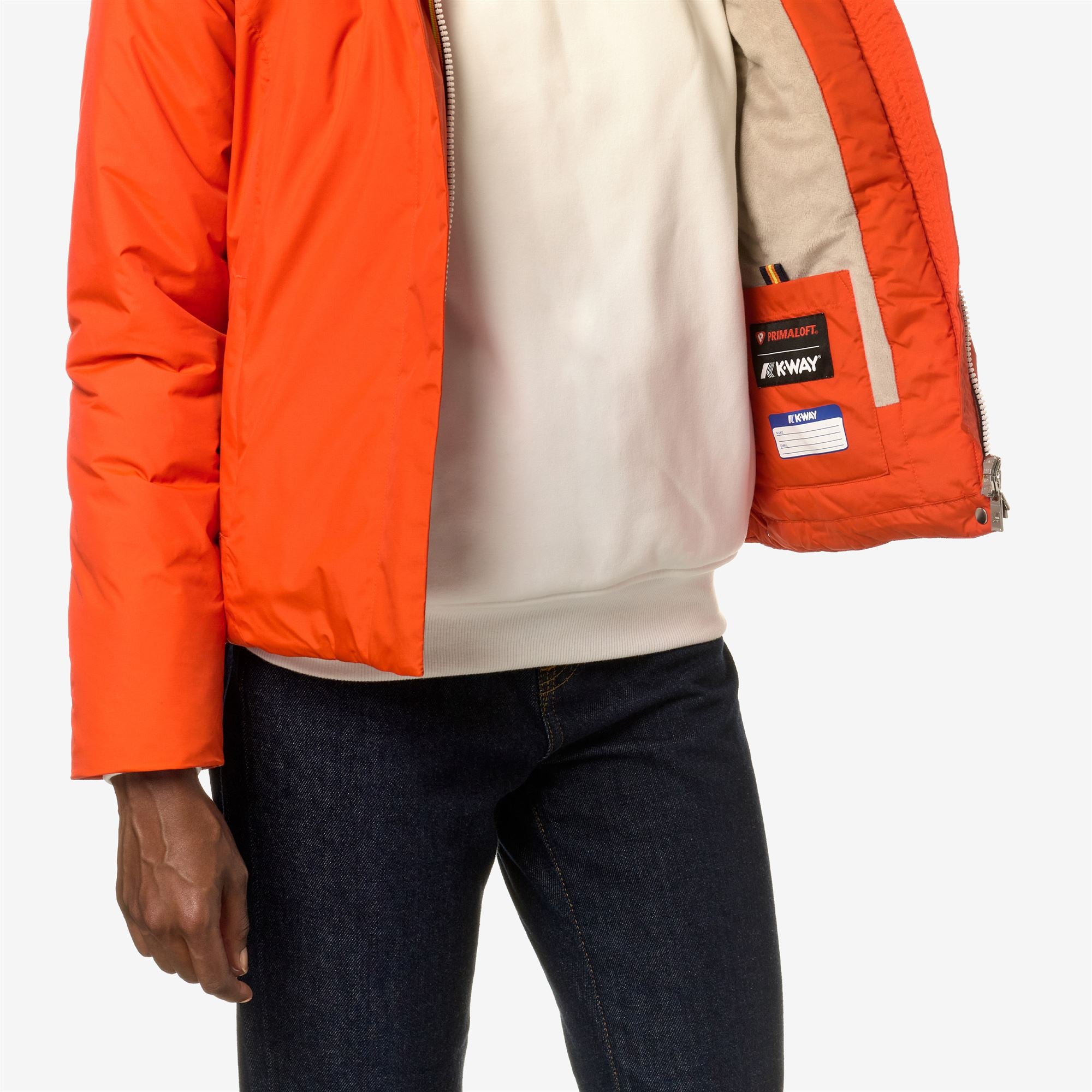 Jackets_Woman_LILY MICRO RIPSTOP MARMOTTA_Short_Orange P-Grey B - Orange Pumpkin - Commercial 7