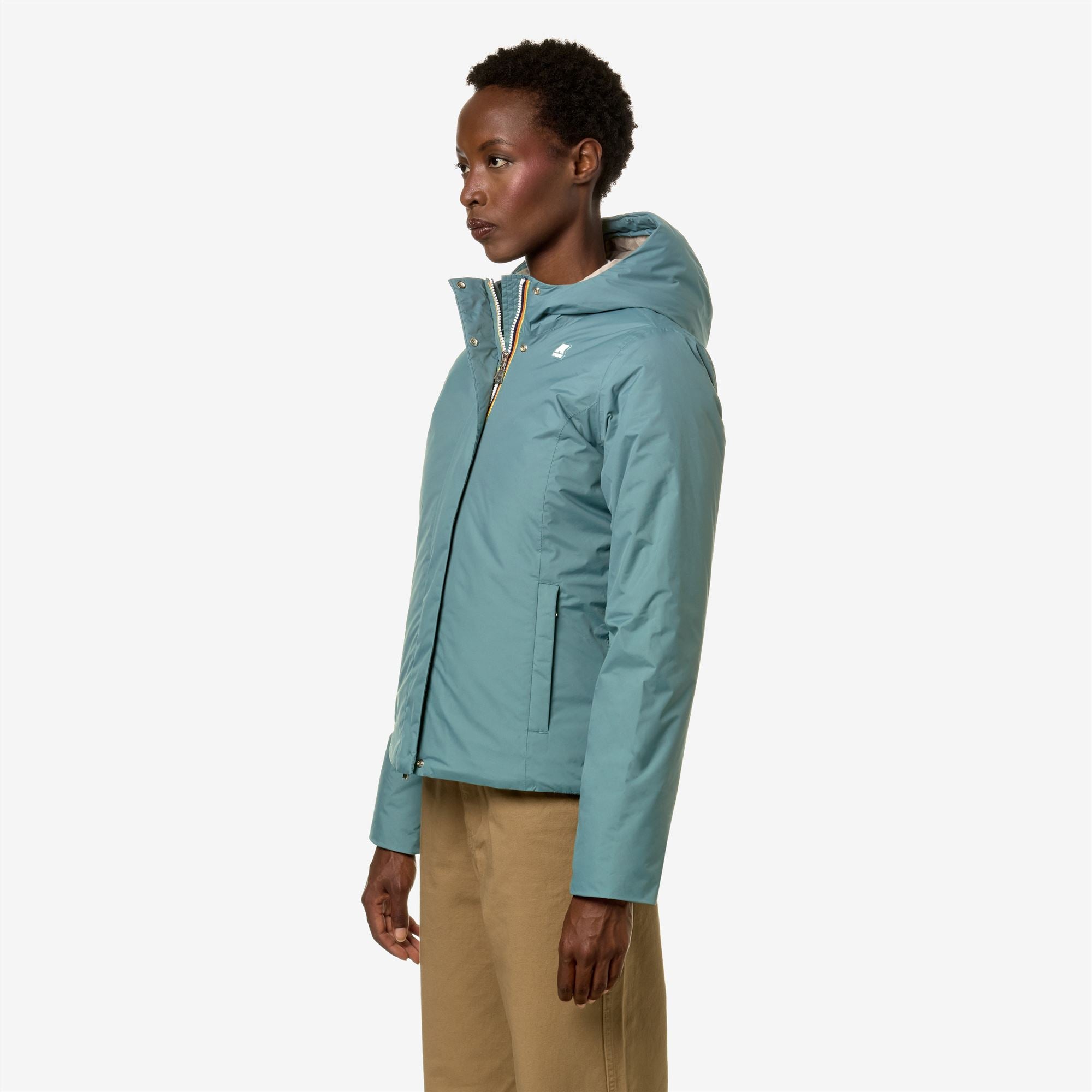 Jackets_Woman_LILY MICRO RIPSTOP MARMOTTA_Short_Green A - Grey B - Grey - Commercial 5