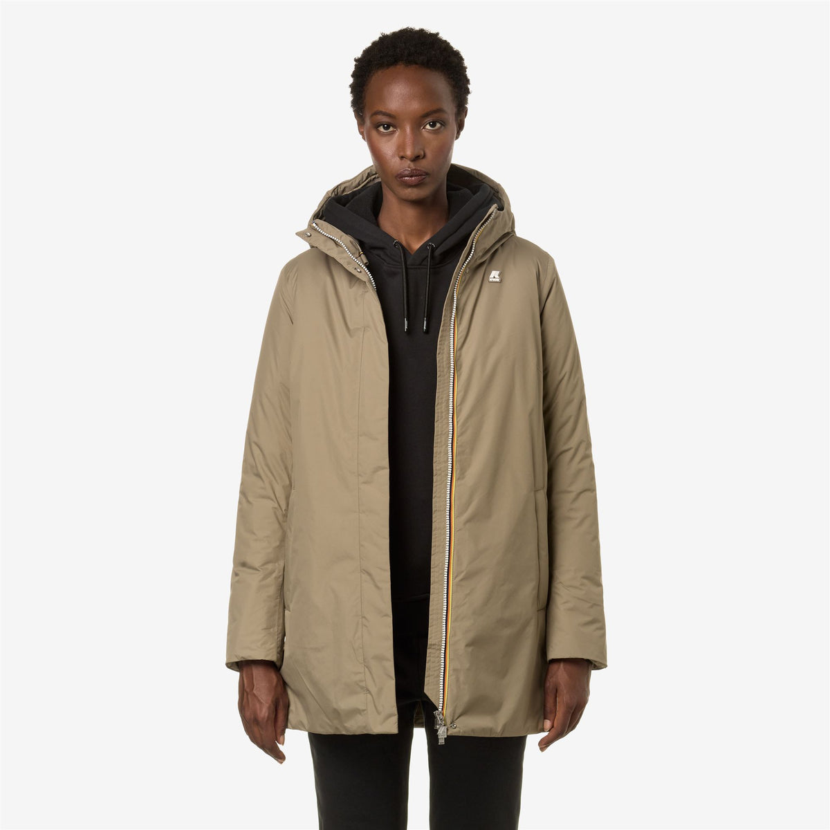 Jackets_Woman_SOPHIE  MICRO RIPSTOP MARMOTTA_Mid_Beige T- Grey B - Commercial 4