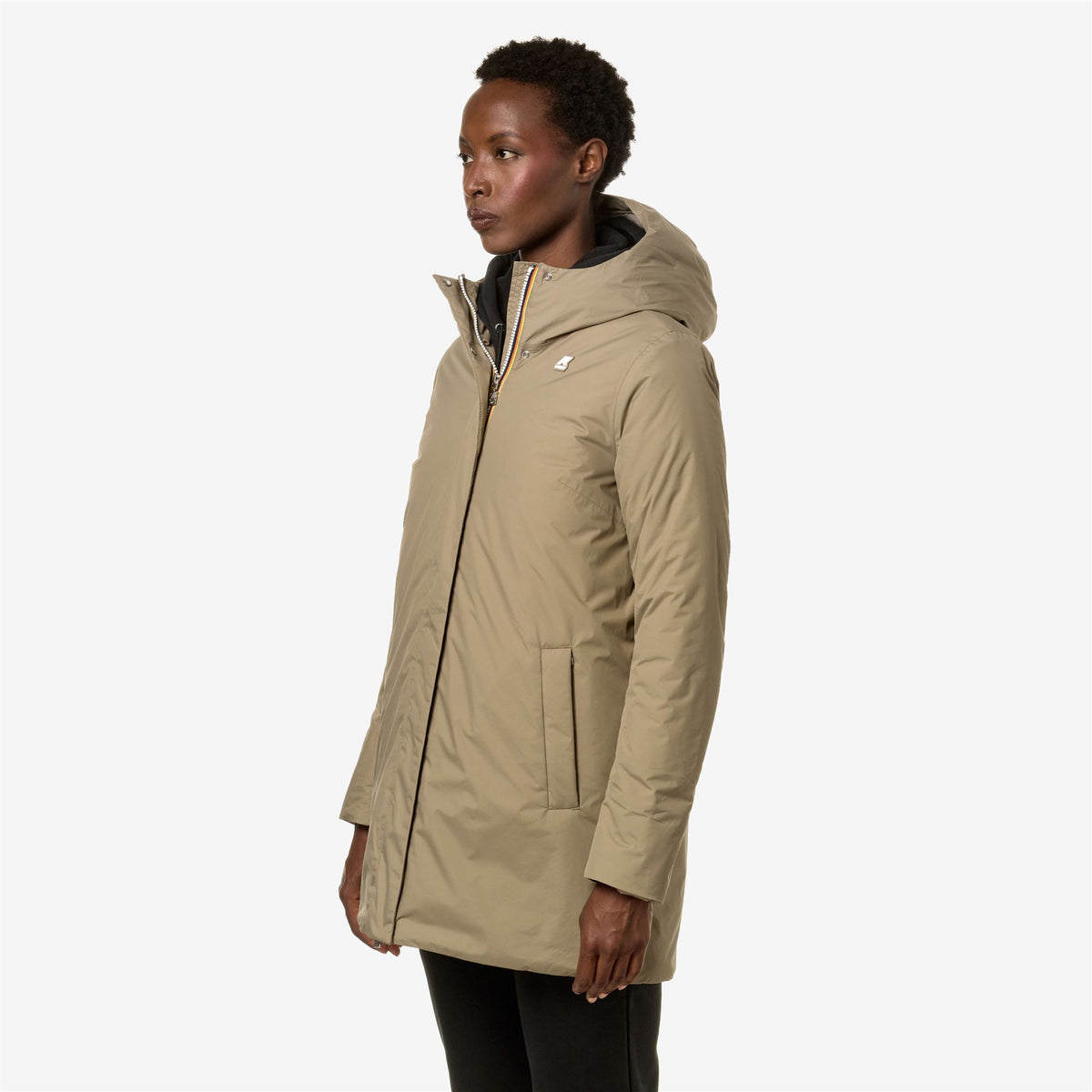 Jackets_Woman_SOPHIE  MICRO RIPSTOP MARMOTTA_Mid_Beige T- Grey B - Commercial 5
